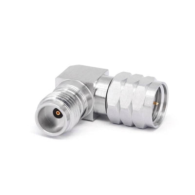 1.85mm Male to 1.85mm Female Right Angle Precision Adapter | DC-67GHz