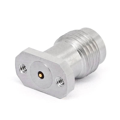 1.85mm Female Vertical Launch Solderless PCB Connector with 2 Hole Flange for Stripline | DC - 67GHz