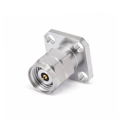 2.4mm Male Connector Field Replaceable with 4 Hole Flange | DC - 50GHz