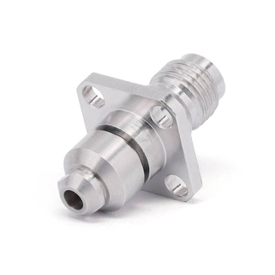 2.4mm Female Connector with 4 Hole Flange for .086" Series Cables | DC - 50GHz