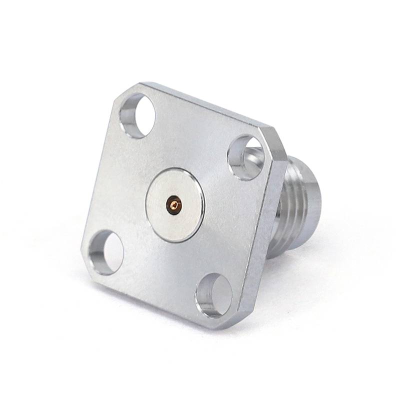 2.4mm Female Connector Field Replaceable with 4 Hole Flange, DC - 50GHz