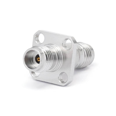 2.4mm Female to 2.4mm Female 4 Hole Flange Straight Precision Adapter | DC-50GHz