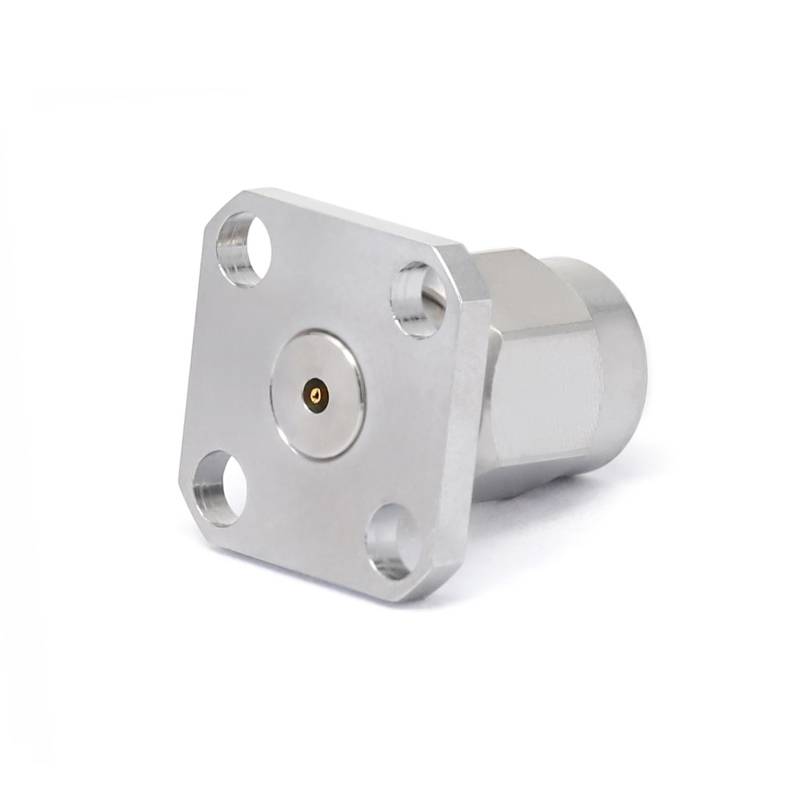 2.92mm Male Connector Field Replaceable with 4 Hole Flange, DC - 40GHz