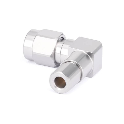 2.92mm Male Right Angle RF Connector for 0.086" Coax Cable | Solder Attachment | DC–40GHz