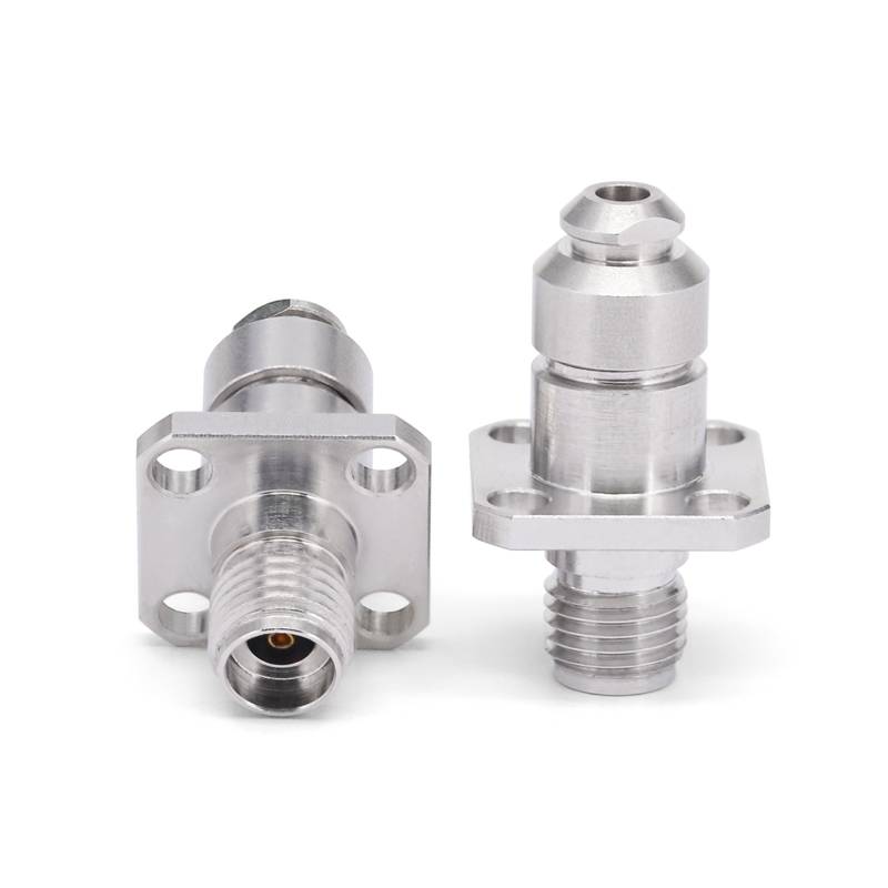 2.92mm Female Connector with 4 Hole Flange for .086" Series Cables | DC - 40GHz