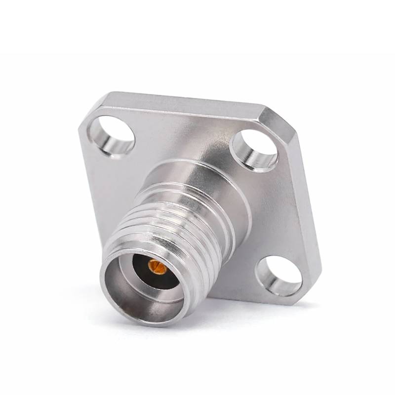 2.92mm Female Connector Field Replaceable with 4 Hole Flange, Acceptable Pin Diameter 0.3mm, DC - 40GHz