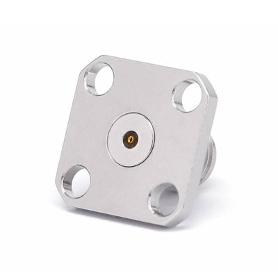 2.92mm Female Connector Field Replaceable with 4 Hole Flange | Acceptable Pin Diameter 0.3mm | DC - 40GHz