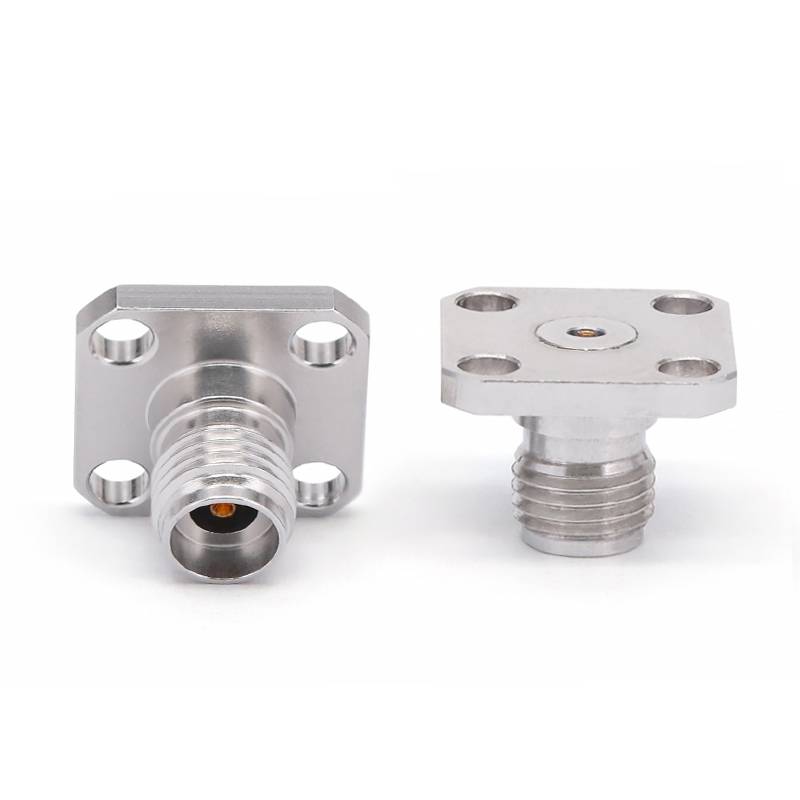 2.92mm Female Connector Field Replaceable with 4 Hole Flange, Acceptable Pin Diameter 0.51mm, DC - 40GHz