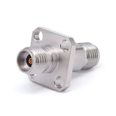 2.92mm Female to 2.92mm Female 4 Hole Flange Straight Precision Adapter with O-Ring | DC-40GHz
