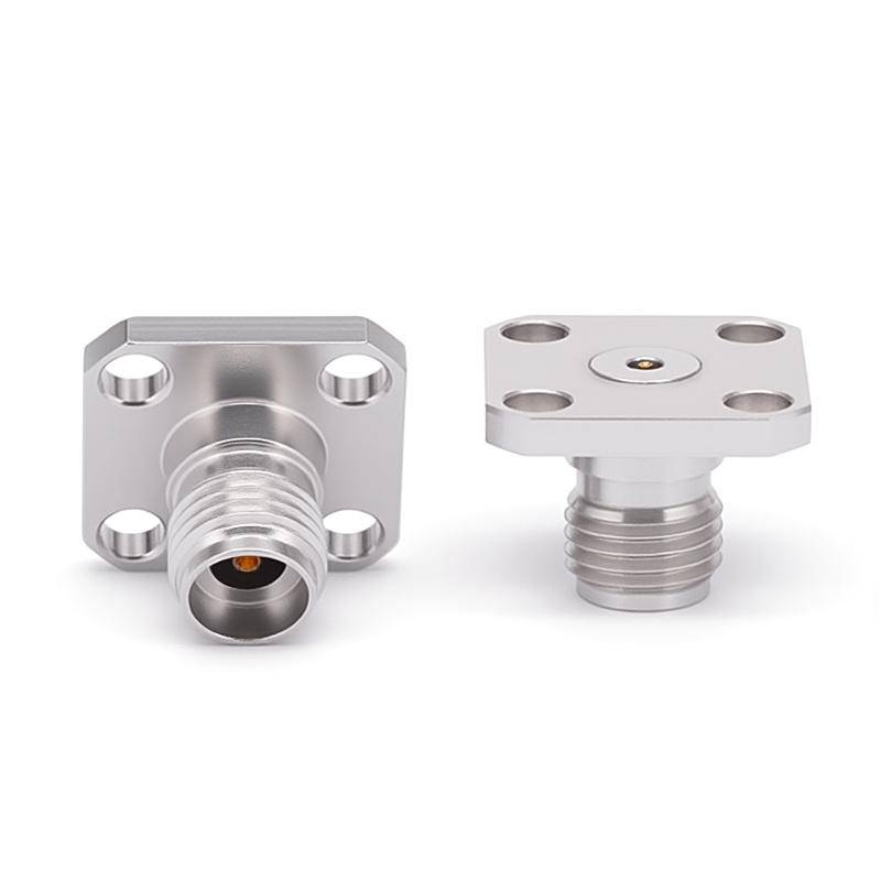 2.92mm Female Connector Field Replaceable with 4 Hole Flange | Acceptable Pin Diameter 0.23mm | DC - 40GHz