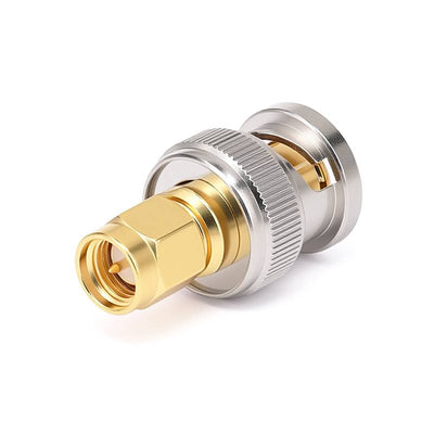 BNC Male to SMA Male Straight Adapter | DC to 4GHz