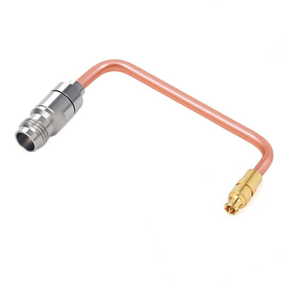 2.4mm Female to GPPO (mini-SMP) Female Cable Assembly | .086" Semi-Rigid GUT-085 (Copper) Coax Cable | DC - 50GHz