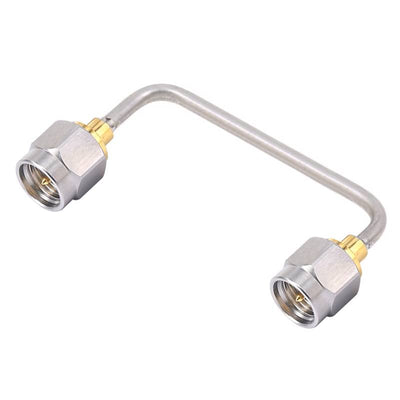 SMA Male to SMA Male Cable Assembly | .086" Semi-Rigid Stainless Steel Coax Cable | Cryogenic | DC - 26.5GHz