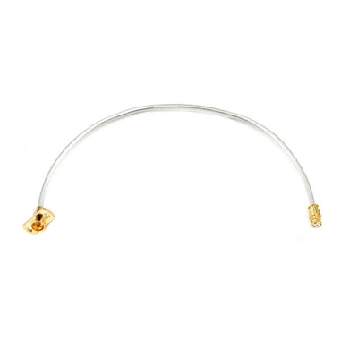 GPO(SMP) 2 Hole Flange Male to GPO(SMP) Female Cable Assembly | .086" Semi-Flexible Coax Cable Without FEP Jacket | DC - 18GHz
