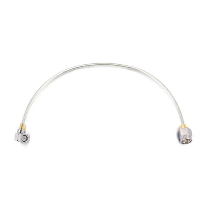 SMA Male to SMA Right Angle Male Cable Assembly | .086" Semi-Flexible Coax Cable Without FEP Jacket | DC - 18GHz