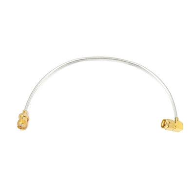SMA Right Angle Male to SMA Female Cable Assembly | .086" Semi-Flexible Coax Cable Without FEP Jacket | DC - 6GHz