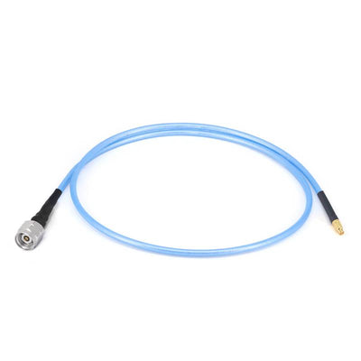 2.4mm Male to GPPO(Mini-SMP) Female Cable Assembly | 086" Semi-Flexible Coax Cable with FEP Jacket | DC - 50GHz