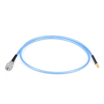 2.92mm Male to GPPO(Mini-SMP) Female Cable Assembly | 086" Semi-Flexible Coax Cable with FEP Jacket | DC - 40GHz