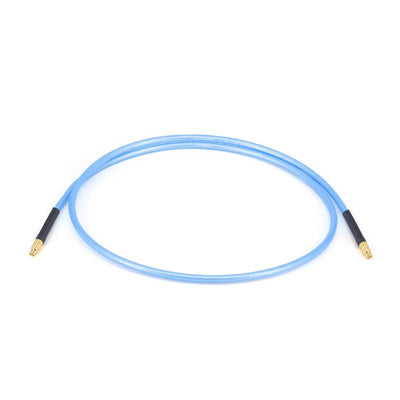 GPPO(Mini-SMP) Female to GPPO(Mini-SMP) Female Cable Assembly | 086" Semi-Flexible Coax Cable with FEP Jacket | DC - 40GHz