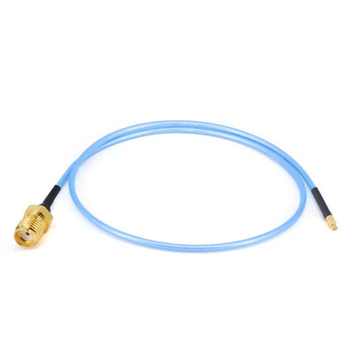 SMA Female to GPPO(Mini-SMP) Female Cable Assembly | 086" Semi-Flexible Coax Cable with FEP Jacket | DC - 26.5GHz