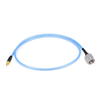 SMA Male to MMCX Male Cable Assembly | 086" Semi-Flexible Coax Cable with FEP Jacket | DC - 3GHz