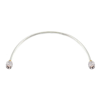 Reverse Polarity SMA Female to Reverse Polarity SMA Female Cable Assembly | .141" Semi-flexible Cable without Jacket | DC-18GHz