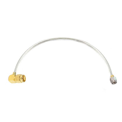 SMA Male to SMA Right Angle Male Cable Assembly | .141" Semi-flexible Cable without Jacket | DC-6GHz