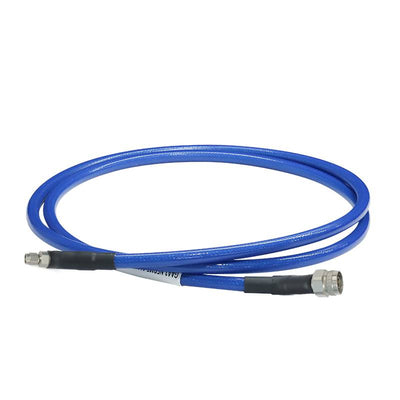 N Male to SMA Male Cable Assembly | 311A Series Low-Loss Phase-Stable Microwave Coaxial Cable With Type 1 Armor | OD 15mm | DC - 18GHz