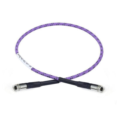 N Female to N Female Cable Assembly | 205A Low Loss Phase Stable Flexible Coax Cable With FEP Jacket | With Armor | DC - 18GHz | Insertion loss 1.05dB/m @18GHz