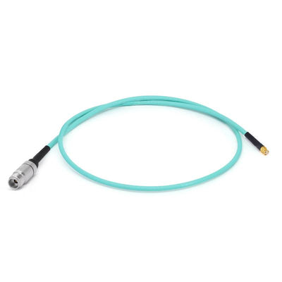 2.4mm Female to GPO(SMP) Female Cable Assembly | RG-405SS Flexible Coax Cable | DC - 50GHz