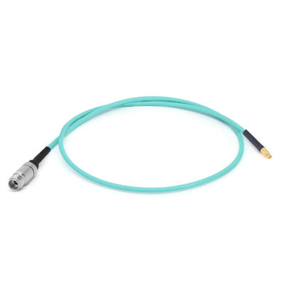 2.4mm Female to GPPO(Mini-SMP) Female Cable Assembly | RG-405SS Flexible Coax Cable | DC - 50GHz