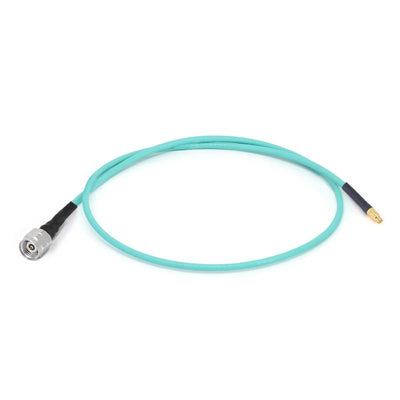 2.4mm Male to GPPO(Mini-SMP) Female Cable Assembly | RG-405SS Flexible Coax Cable | DC - 50GHz
