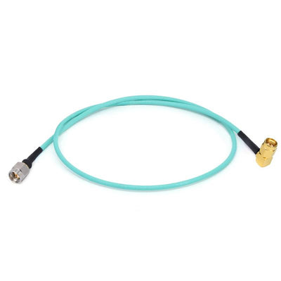 SMA Male to SMA Right Angle Male Cable Assembly | RG-405SS Flexible Coax Cable | DC - 6GHz