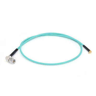 SMA Right Angle Male to GPPO(Mini-SMP) Right Angle Female Cable Assembly | RG-405SS Flexible Coax Cable | DC - 18GHz