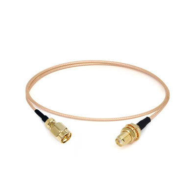 MCX Male to SMA Bulkhead Female Cable Assembly | RG178 Flexible Coax Cable | DC - 6GHz