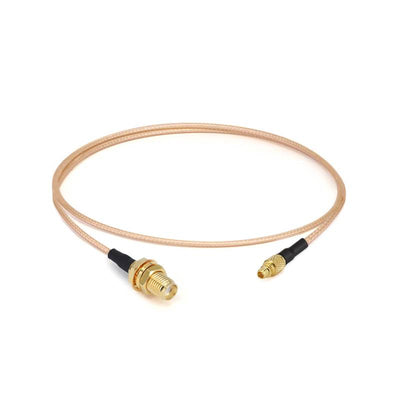 SMA Bulkhead Female to MMCX Male Cable Assembly | RG178 Flexible Coax Cable | DC - 3GHz
