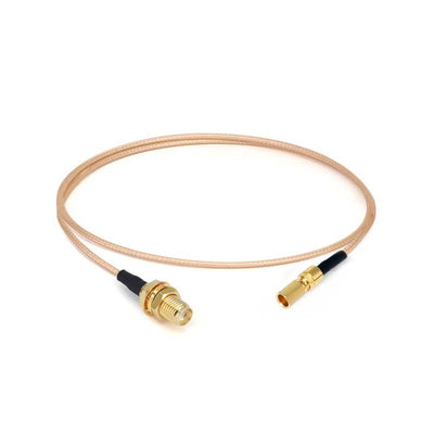 SMA Bulkhead Female to SSMC Female Cable Assembly | RG178 Flexible Coax Cable | DC - 3GHz