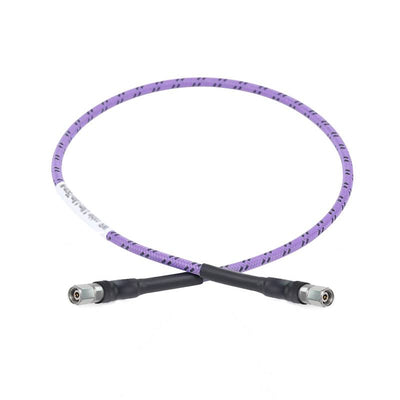 2.4mm Male to 2.4mm Male Cable Assembly | 147A Series Low Loss Phase Stable Flexible Coax Cable | With Armor | DC - 40GHz | 2.8dB/m@40GHz