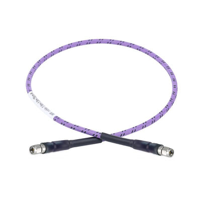 2.92mm Male to 2.92mm Male Cable Assembly | 147A Series Low Loss Phase Stable Flexible Coax Cable | With Armor | DC - 40GHz | 2.8dB/m@40GHz