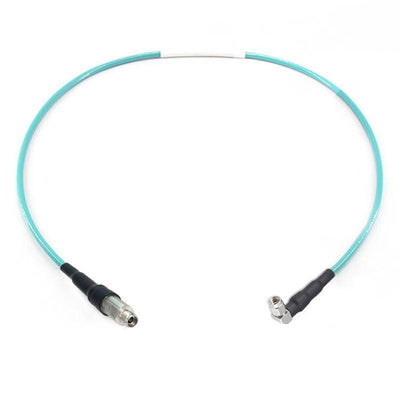 2.92mm Right Angle Male to 2.92mm Female Cable Assembly | 147A Series Low Loss Phase Stable Flexible Coax Cable | DC - 40GHz | 2.8dB/m@40GHz