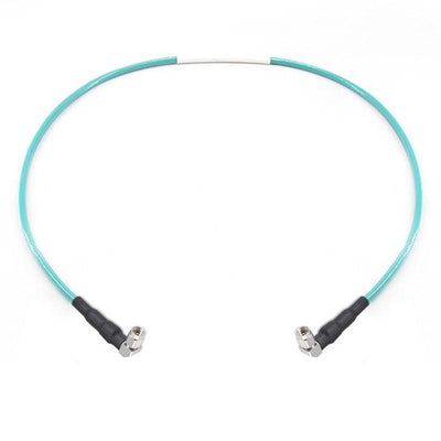 2.92mm Right Angle Male to 2.92mm Right Angle Male Cable Assembly | 147A Series Low Loss Phase Stable Flexible Coax Cable | DC - 40GHz | 2.8dB/m@40GHz