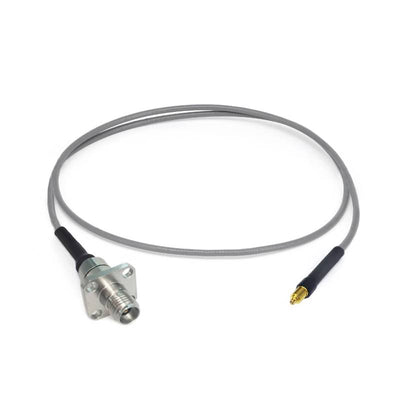 2.92mm 4 Hole Flange Female to G3PO(SMPS) Female Cable Assembly | 3506 Series Low Loss Phase Stable Flexible Coax Cable | DC - 40GHz