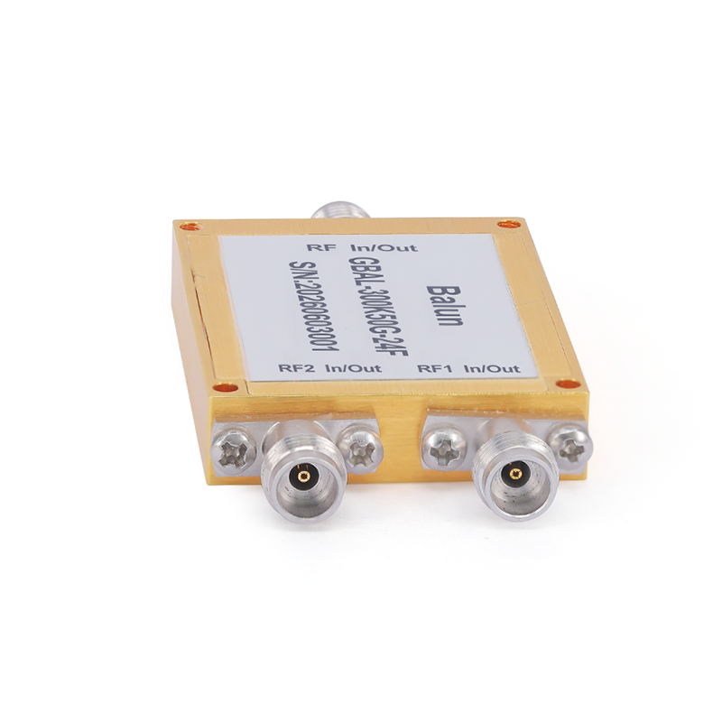 2.4mm Female Ultra-Wideband Balun | 300kHz - 50GHz | 180° Nominal Phase Difference