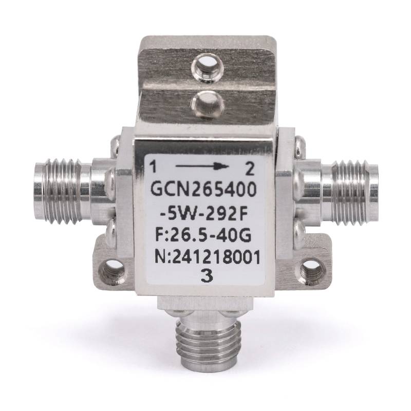 Circulator with 13.8dB Isolation from 26.5GHz to 40GHz | 5Watts with 2.92mm Female
