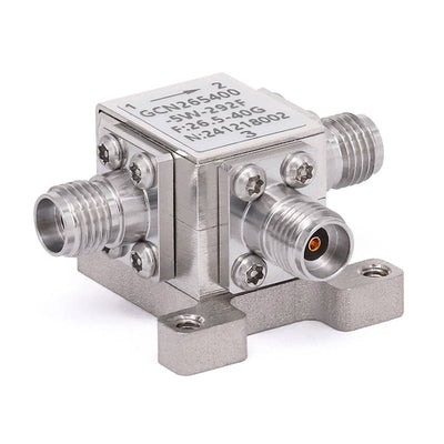 Circulator with 13.8dB Isolation from 26.5GHz to 40GHz | 5Watts with 2.92mm Female