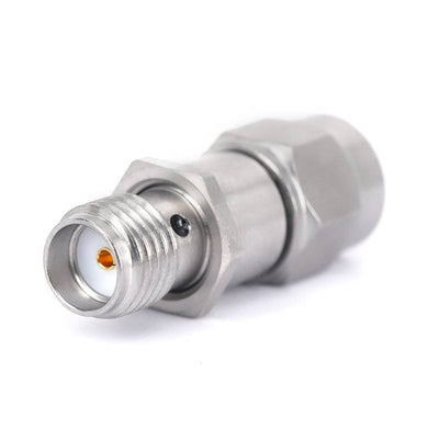DC Block on Inner Conductor SMA Male to SMA Female Operating from 10 MHz to 18 GHz