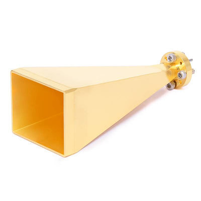 WR-15 Rectangular Waveguide Standard Gain Horn Antenna 25 dBi Typical Gain | V Band 50 to 75GHz
