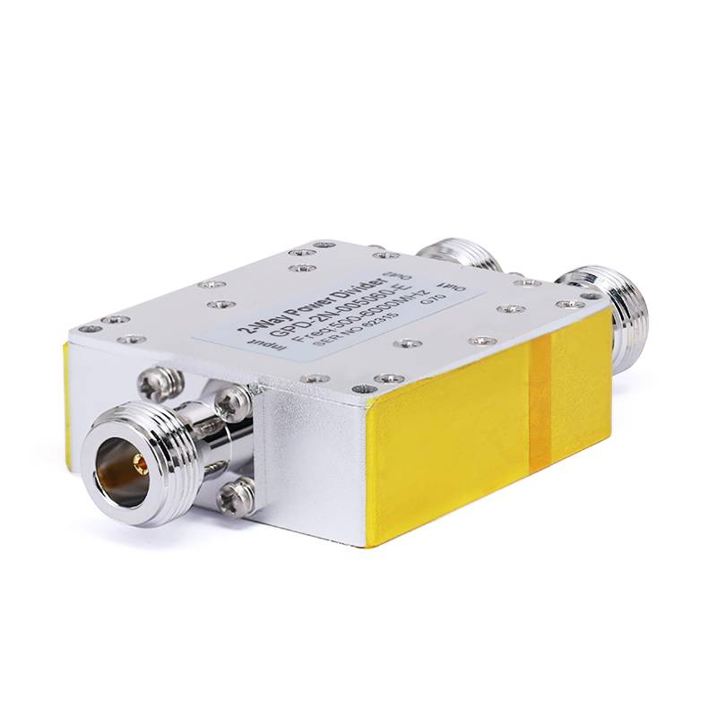 2-Way N Power Divider From 0.5 GHz to 6 GHz Rated at 30 Watts