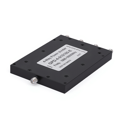 4-Way SMA Power Divider From 1 GHz to 18 GHz Rated at 20 Watts