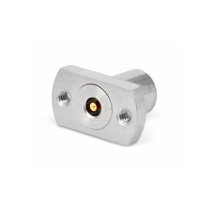 GPO (SMP) Male Vertical Launch Solderless PCB Connector with 2 Hole Flange for Stripline | DC - 40GHz | Limited Detent